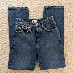 Lovers + Friends High Rise Straight Jeans